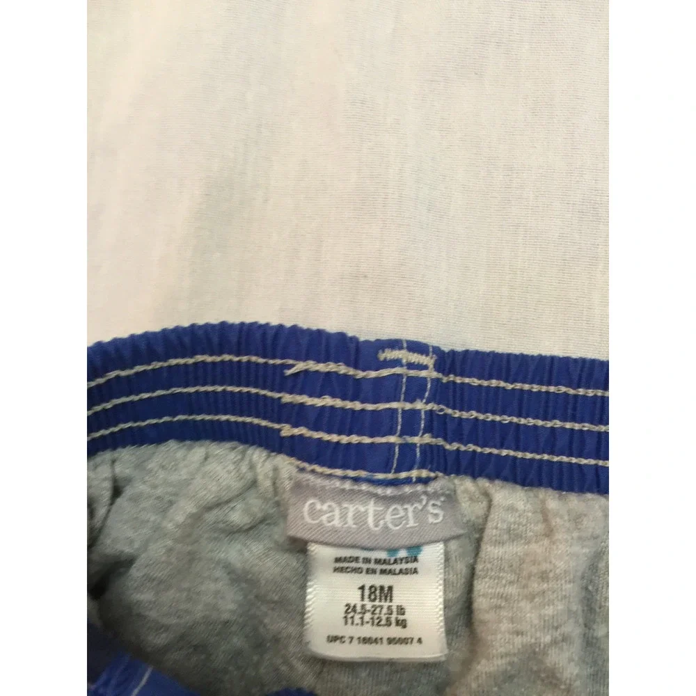 🐢🐢🐢 CARTERS ATHLETIC BOYS LINED PANTS SIZE 18 MONTHS 🐢🐢🐢